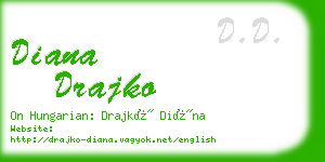 diana drajko business card